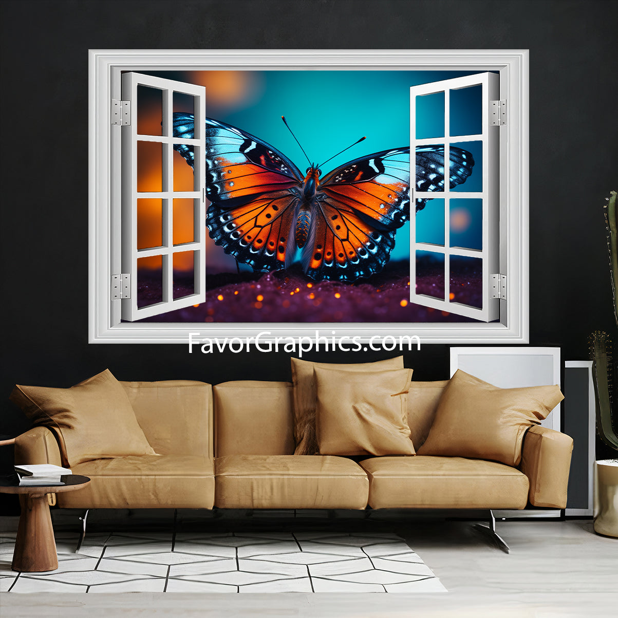 Butterfly Vinyl Wall Art Decal Sticker Poster Print Mural