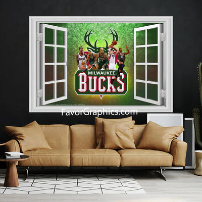 Milwaukee Bucks Vinyl Wall Art Decal Sticker Poster Print Mural