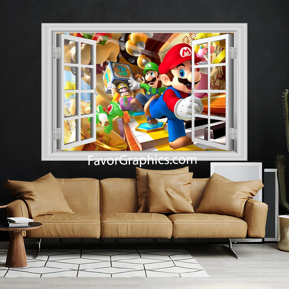 Mario Vinyl Wall Art Decal Sticker Poster Print Mural