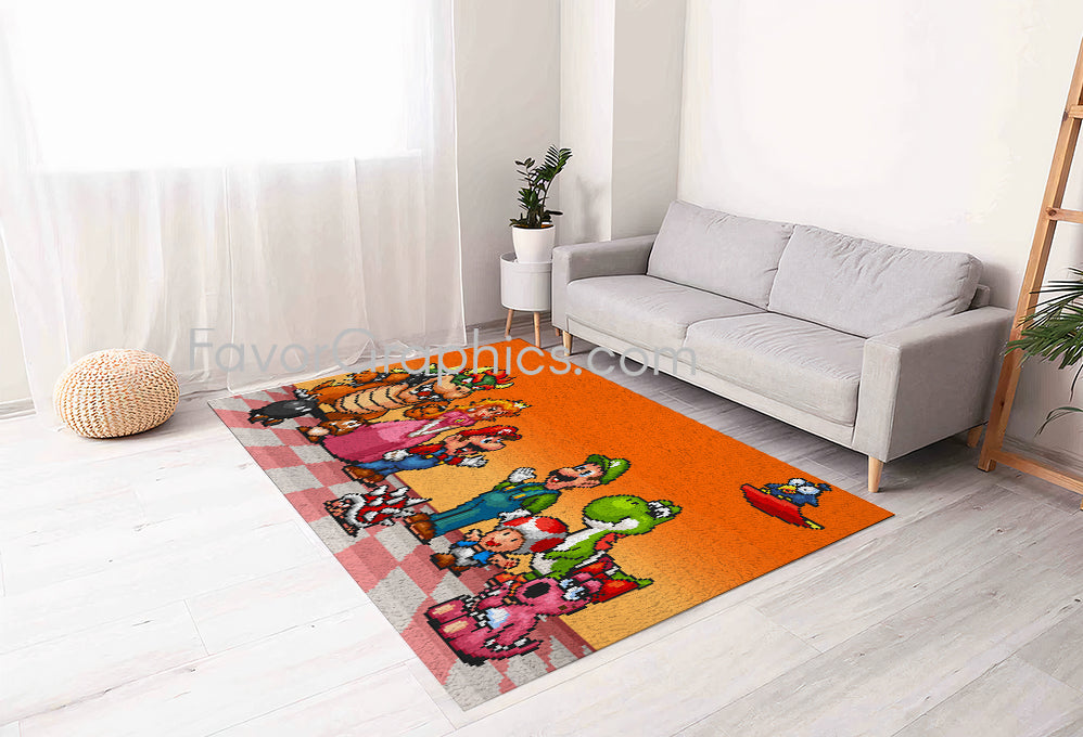 Mario Home Bedroom Decor Rug Carpet Mat