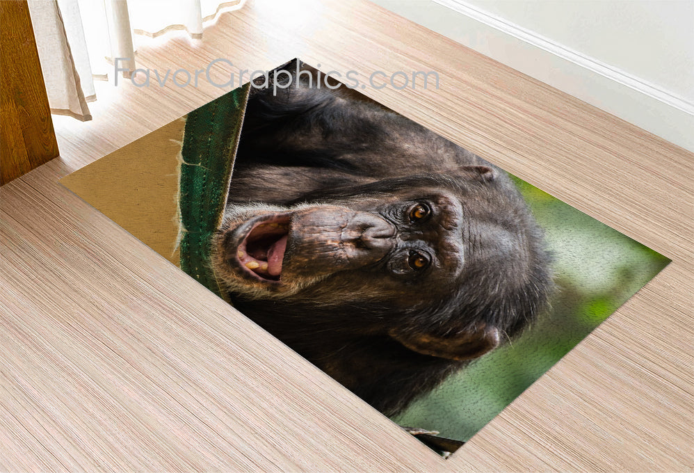 Chimpanzee Home Bedroom Decor Rug Carpet Mat