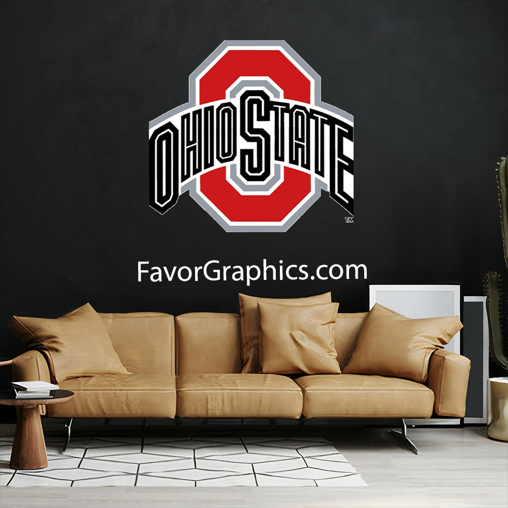 Ohio State Home Room Wall Vinyl Decal Sticker Mural Poster