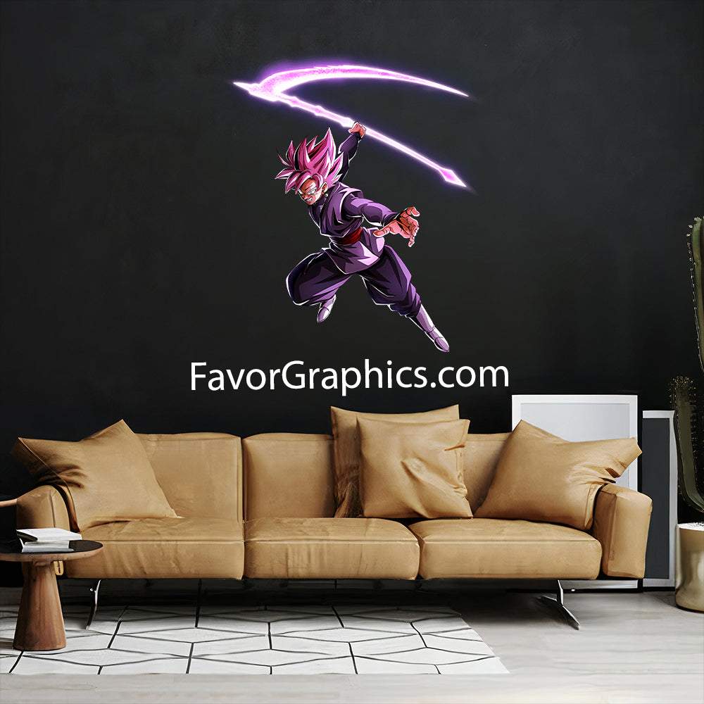 Black Goku Home Room Wall Vinyl Decal Sticker Mural Poster