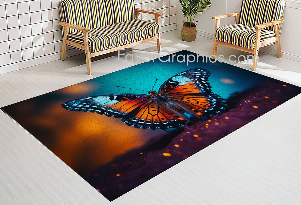 Butterfly Home Bedroom Decor Rug Carpet Mat