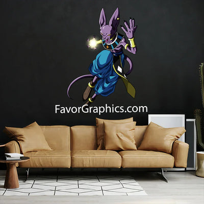 Beerus Dragon Ball Super Home Room Wall Vinyl Decal Sticker Mural Poster