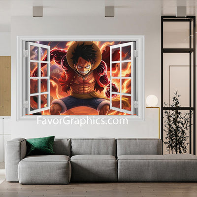 Monkey D. Luffy Vinyl Wall Art Decal Sticker Poster Print Mural