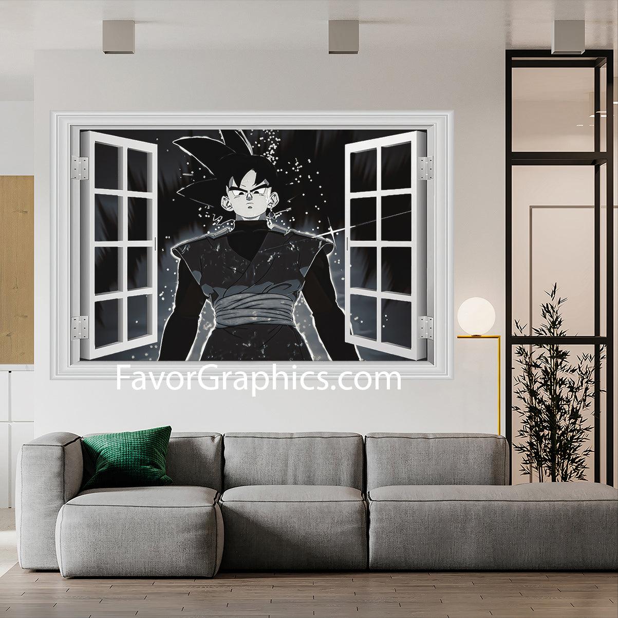 Black Goku Vinyl Wall Art Decal Sticker Poster Print Mural