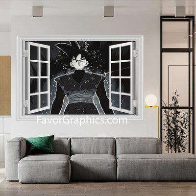 Black Goku Vinyl Wall Art Decal Sticker Poster Print Mural