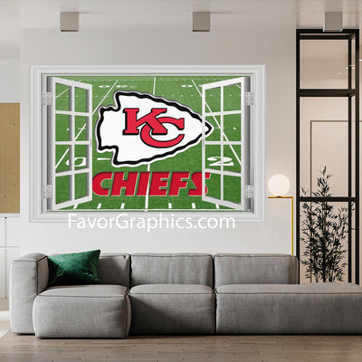 Kansas City Chiefs Vinyl Wall Art Decal Sticker Poster Print Mural