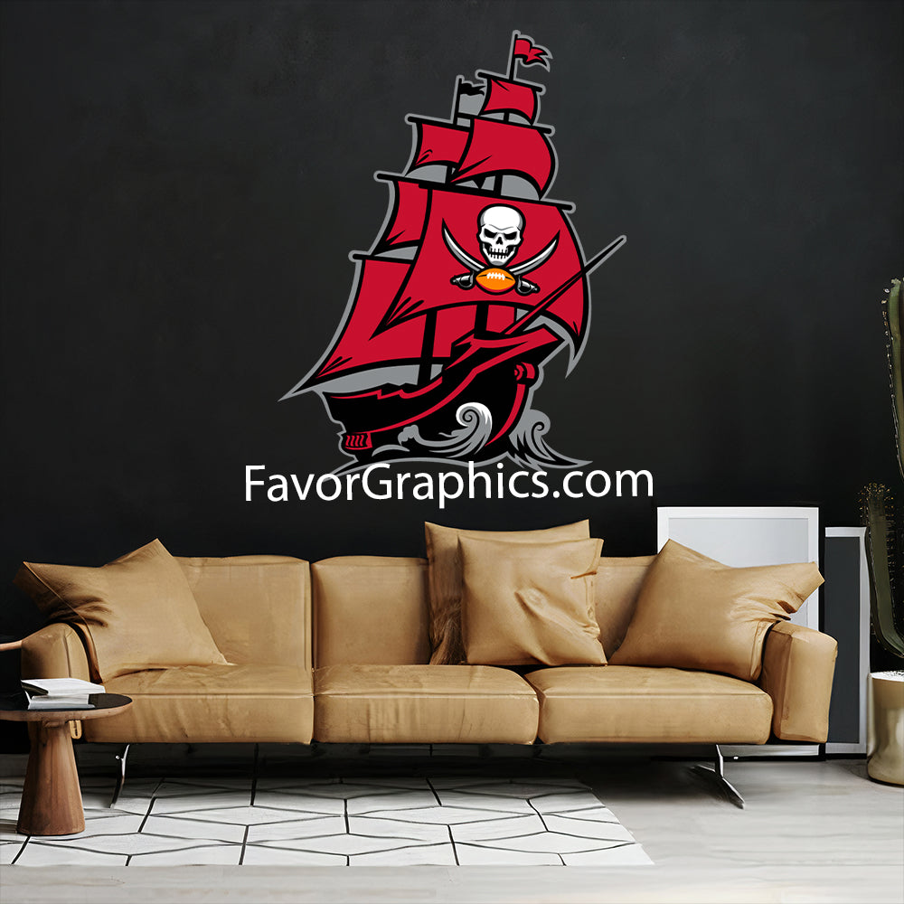 Tampa Bay Buccaneers Home Room Wall Vinyl Decal Sticker Mural Poster