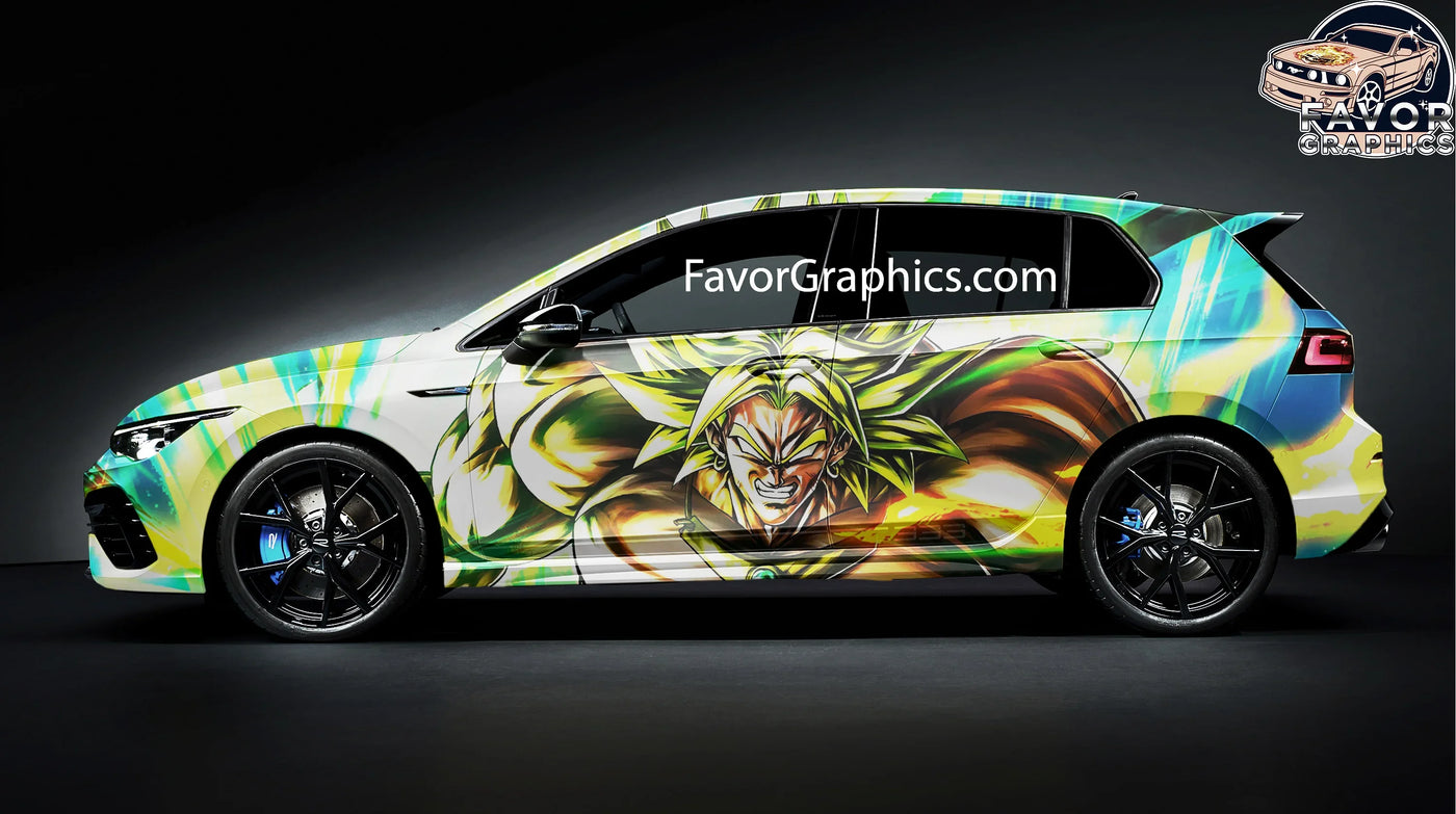 Broly Itasha Full Car Vinyl Wrap Decal Sticker
