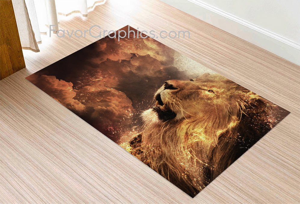 Lion Home Bedroom Decor Rug Carpet Mat