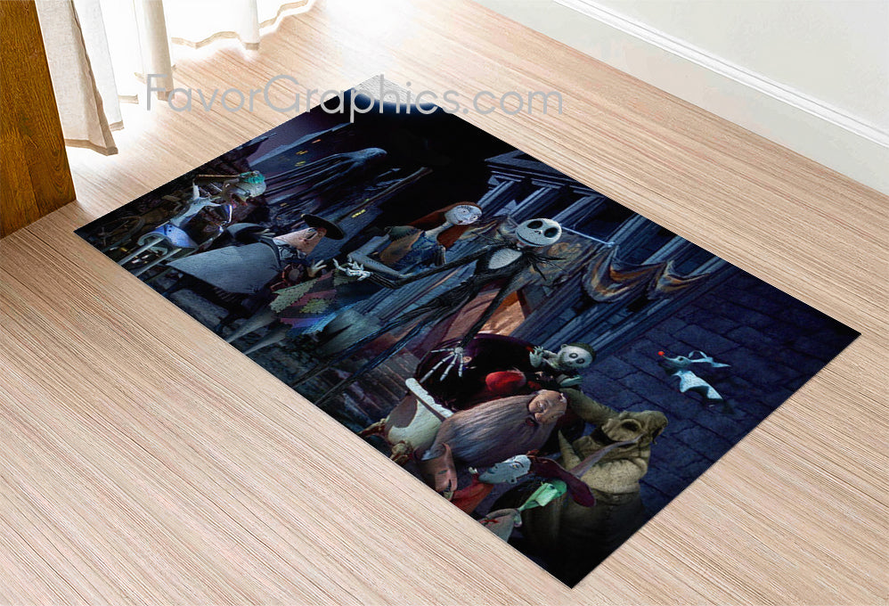 Nightmare Before Christmas Home Bedroom Decor Rug Carpet Mat