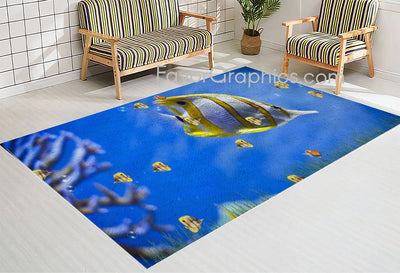 Butterflyfish Home Bedroom Decor Rug Carpet Mat