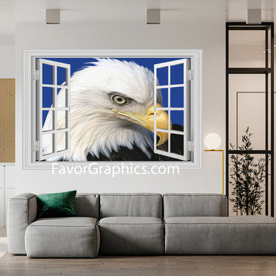 Bald Eagle Vinyl Wall Art Decal Sticker Poster Print Mural