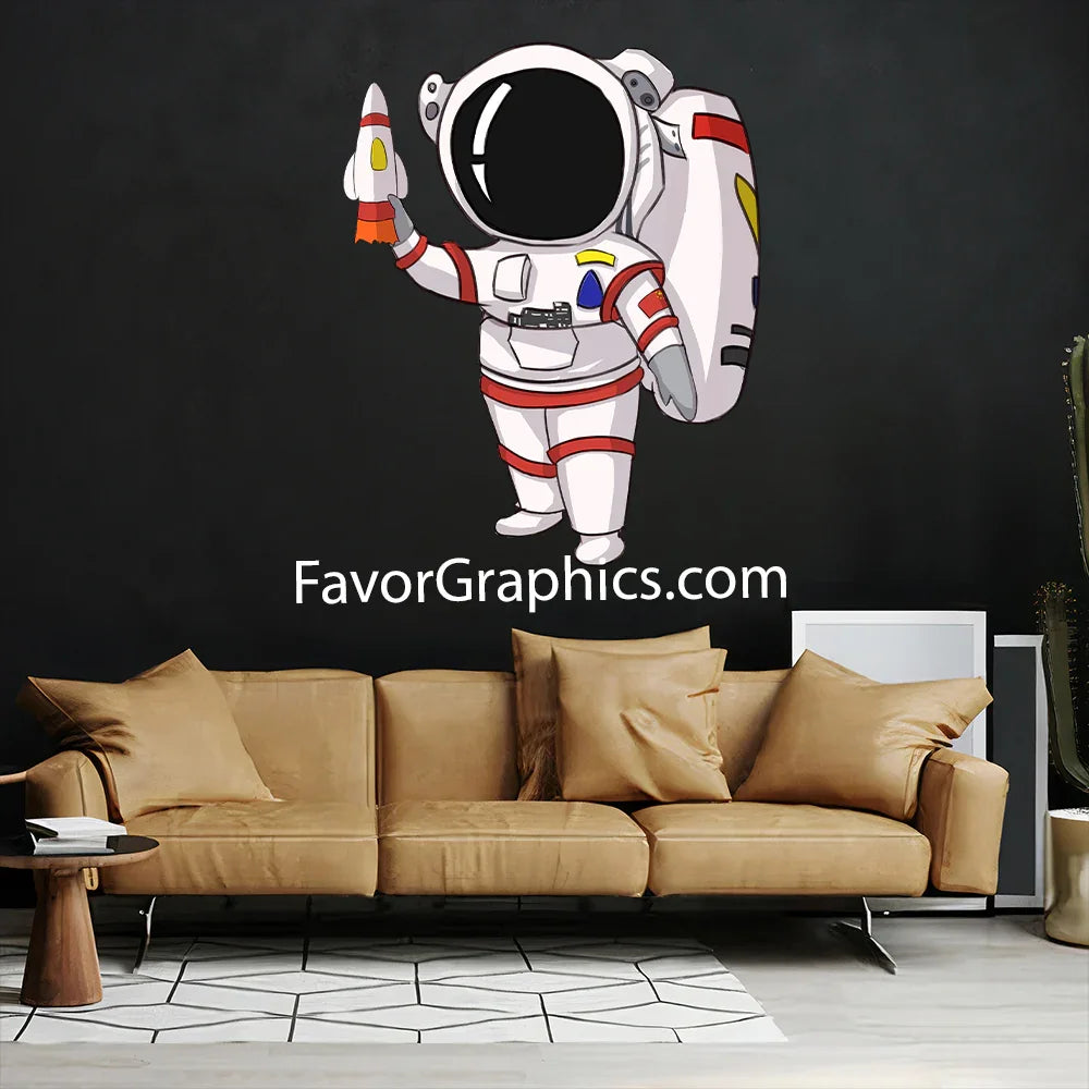 Astronaut Home Room Wall Vinyl Decal Sticker Mural Poster