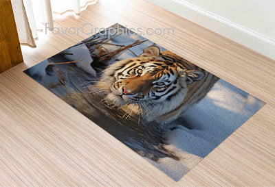 Tiger Home Bedroom Decor Rug Carpet Mat