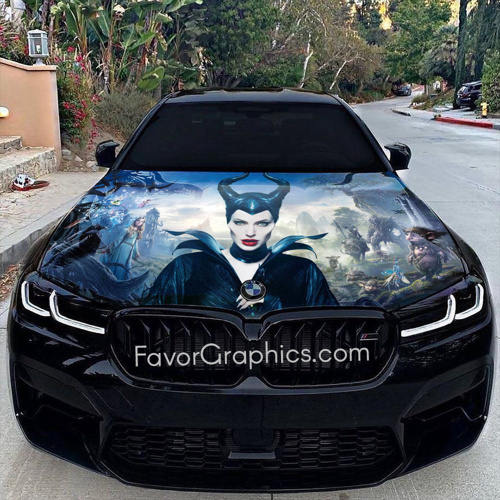 Maleficent  Itasha Car Vinyl Hood Wrap