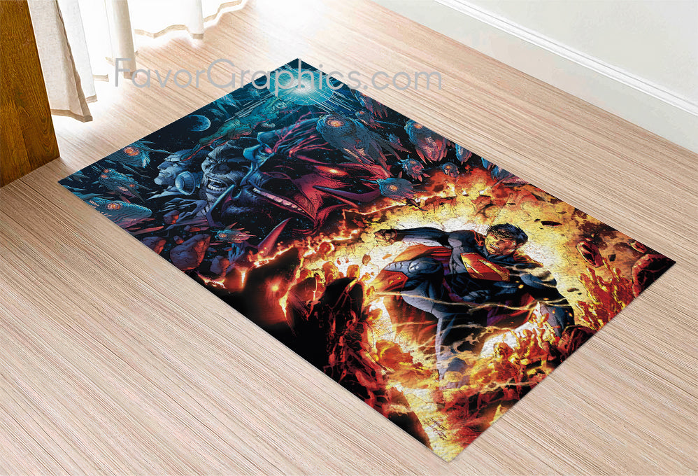 Superman Home Bedroom Decor Rug Carpet Mat