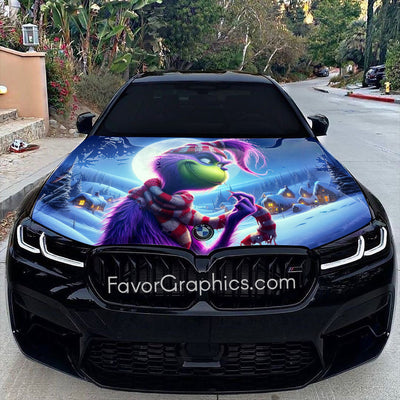 The Grinch Itasha Car Vinyl Hood Wrap Decal Sticker