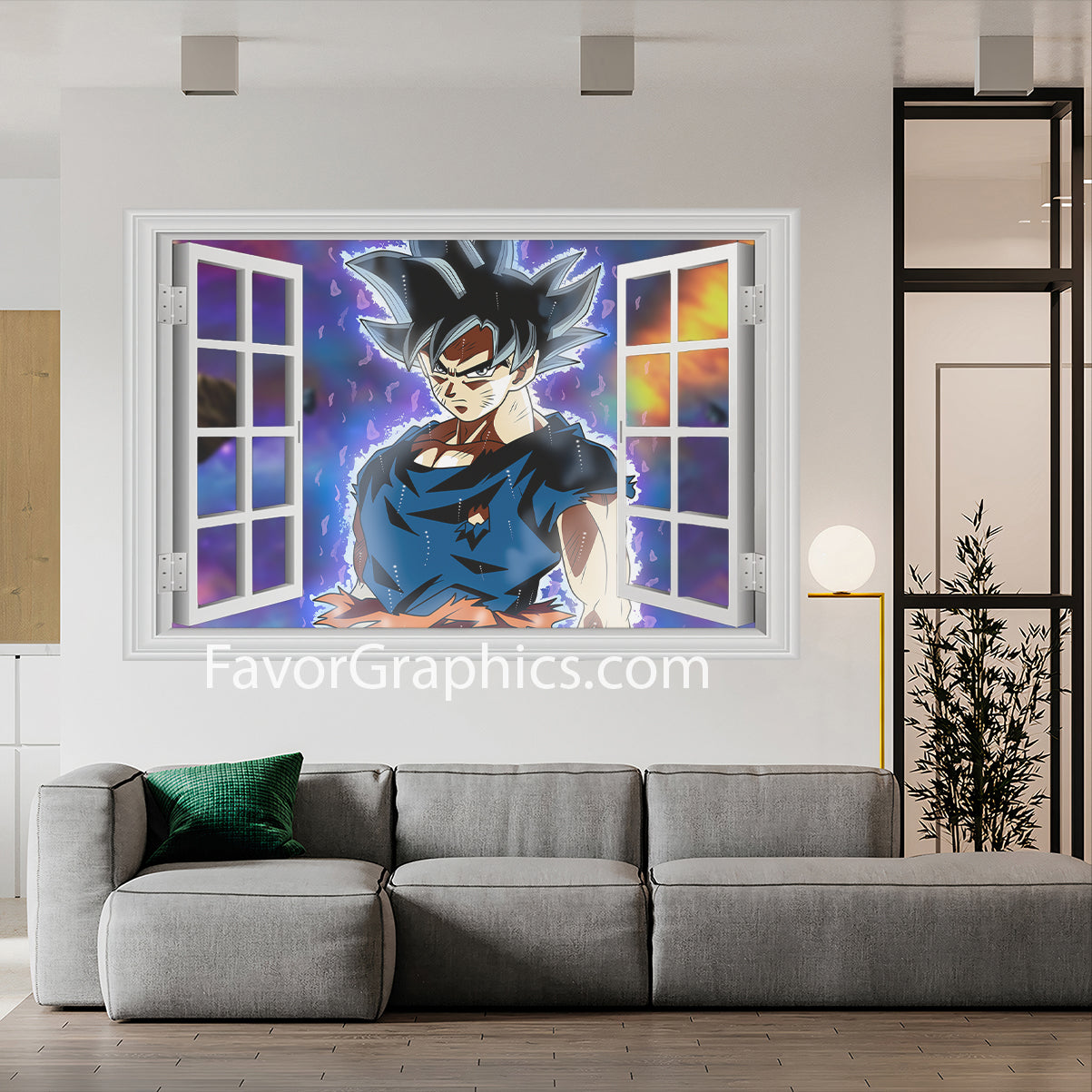 Ultra Instinct Goku Vinyl Wall Art Decal Sticker Poster Print Mural