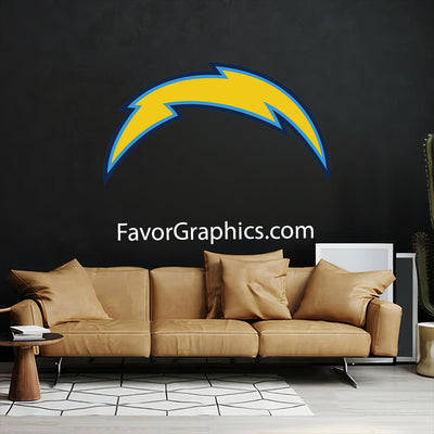 Los Angeles Chargers Home Room Wall Vinyl Decal Sticker Mural Poster