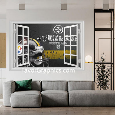 Pittsburgh Steelers Vinyl Wall Art Decal Sticker Poster Print Mural