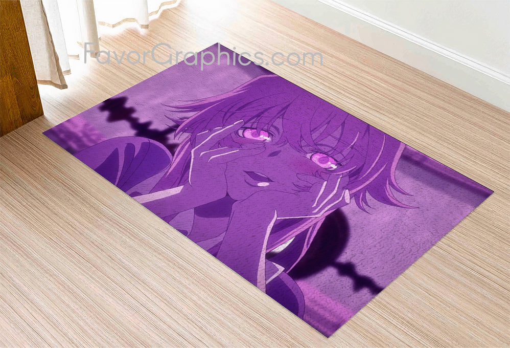 Yuno Gasai Home Bedroom Decor Rug Carpet Mat