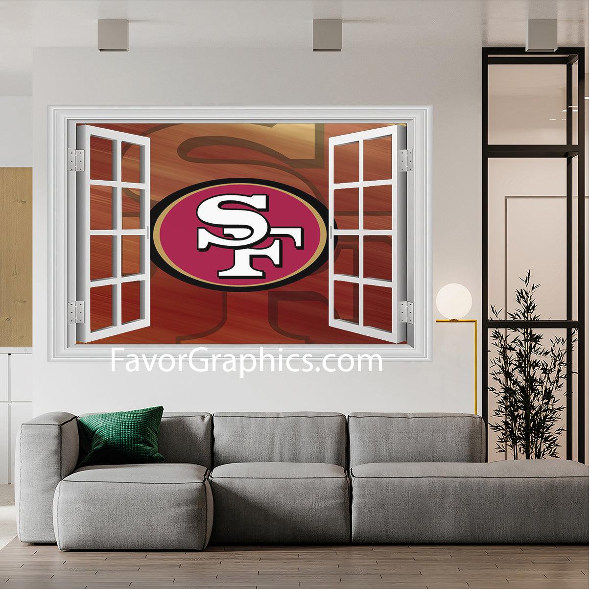 San Francisco 49ers Vinyl Wall Art Decal Sticker Poster Print Mural