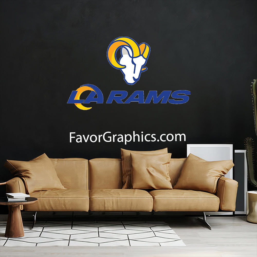 Los Angeles Rams Home Room Wall Vinyl Decal Sticker Mural Poster