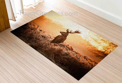 Deer Home Bedroom Decor Rug Carpet Mat