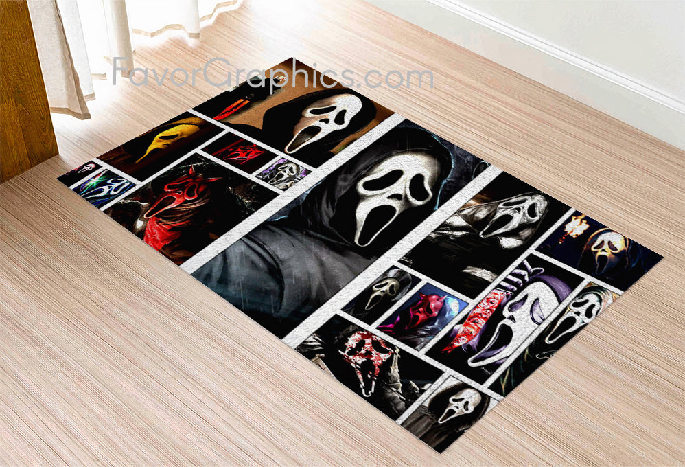 Scream Ghostface Home Bedroom Decor Rug Carpet Mat