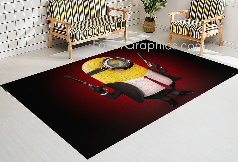 Minion Home Bedroom Decor Rug Carpet Mat