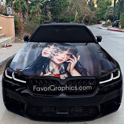 Tomie Kawakami Itasha Car Vinyl Hood Wrap