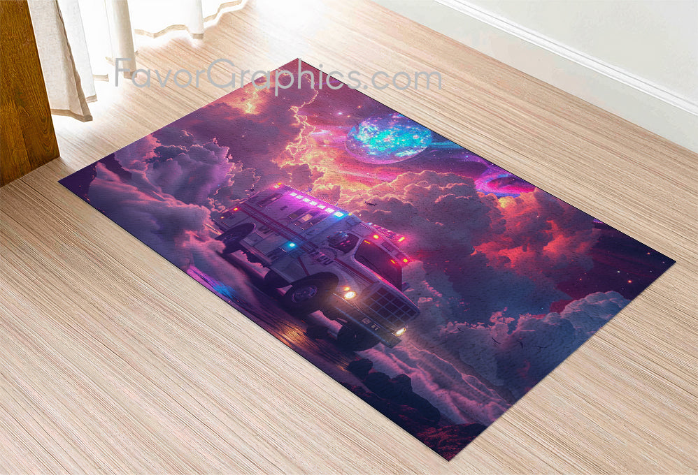 Outer Space Planet Home Bedroom Decor Rug Carpet Mat