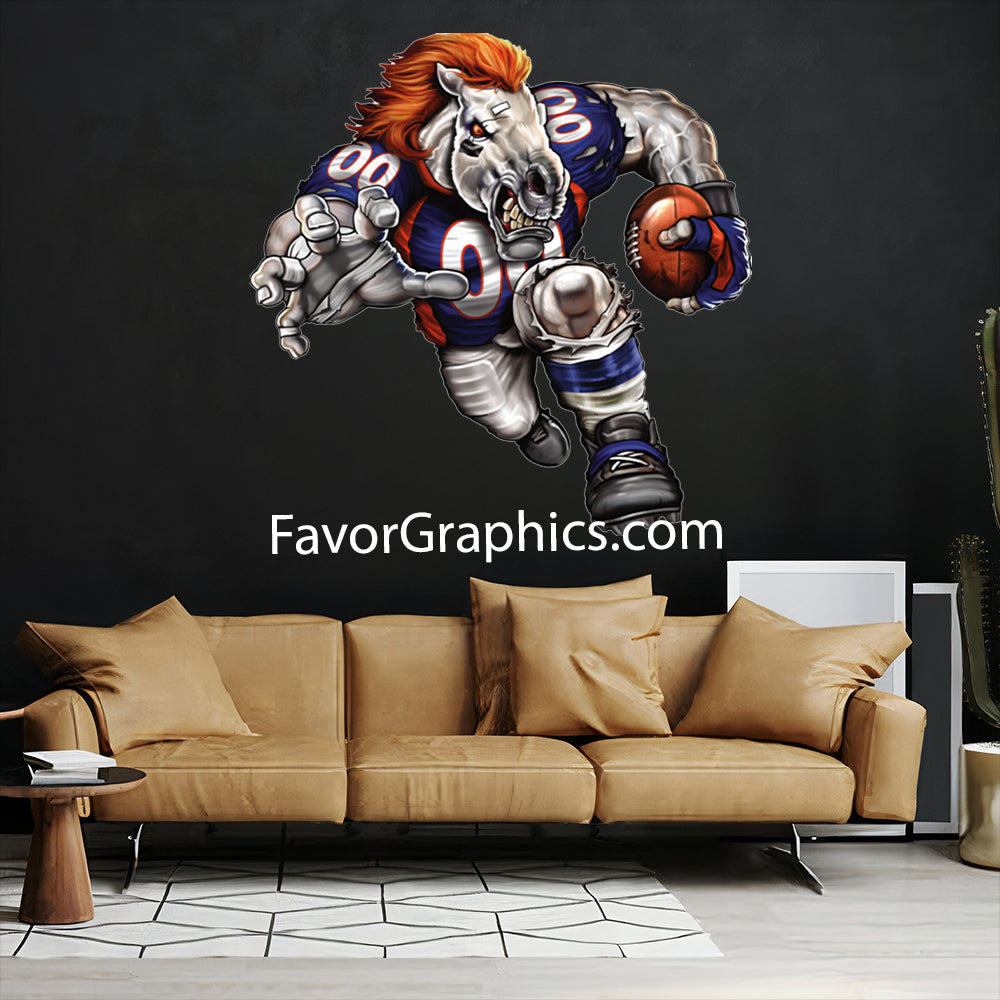 Denver Broncos Home Room Wall Vinyl Decal Sticker Mural Poster