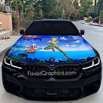 Peter Pan Itasha Car Vinyl Hood Wrap Decal Sticker