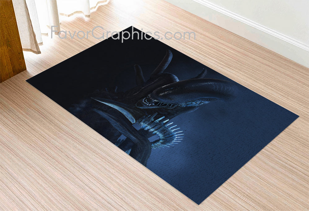 Xenomorph Home Bedroom Decor Rug Carpet Mat