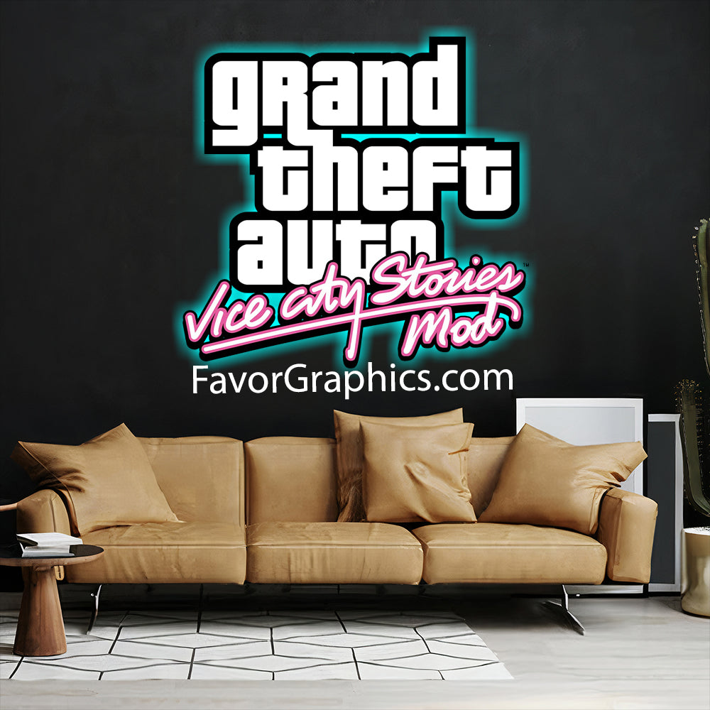 Grand Theft Auto: Vice City Home Room Wall Vinyl Decal Sticker Mural Poster