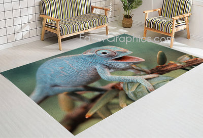 Chameleon Home Bedroom Decor Rug Carpet Mat