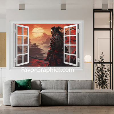 Samurai Vinyl Wall Art Decal Sticker Poster Print Mural