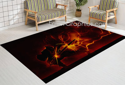 Zenitsu Agatsuma Home Bedroom Decor Rug Carpet Mat