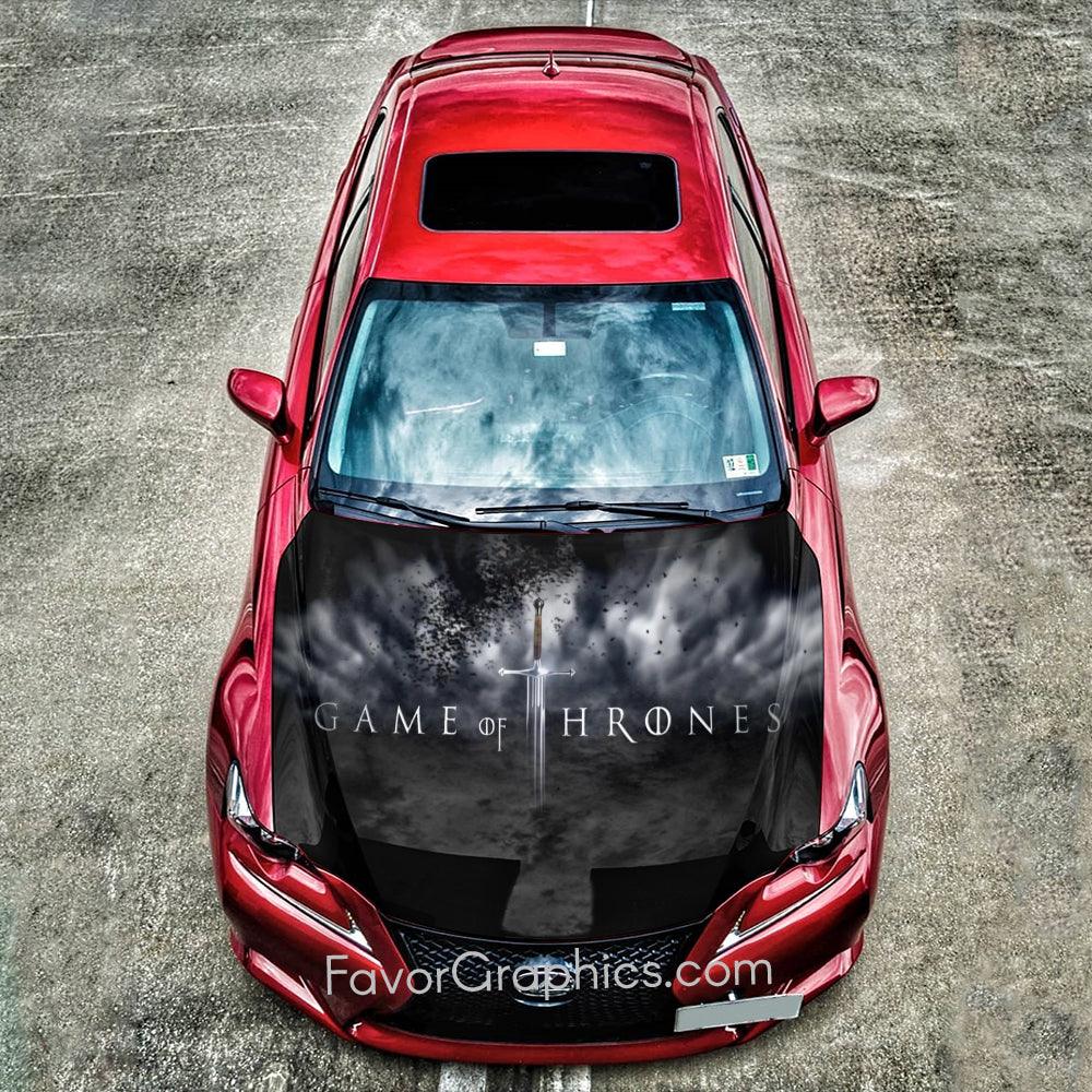 Game of Thrones Itasha Car Vinyl Hood Wrap Decal Sticker