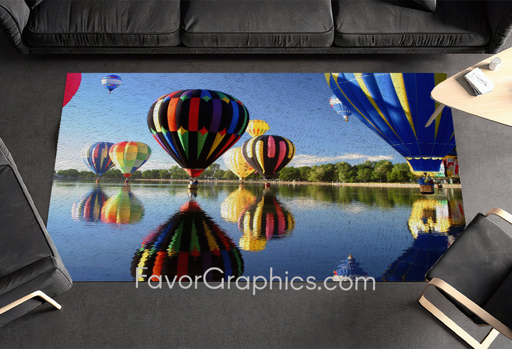 Hot Air Balloon Home Bedroom Decor Rug Carpet Mat