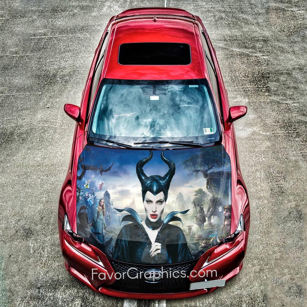 Maleficent  Itasha Car Vinyl Hood Wrap