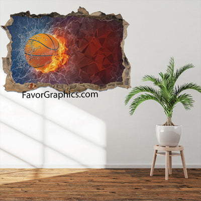 Basketball Vinyl Wall Art Decal Sticker Poster Print Mural