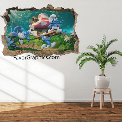 The Smurfs Vinyl Wall Art Decal Sticker Poster Print Mural