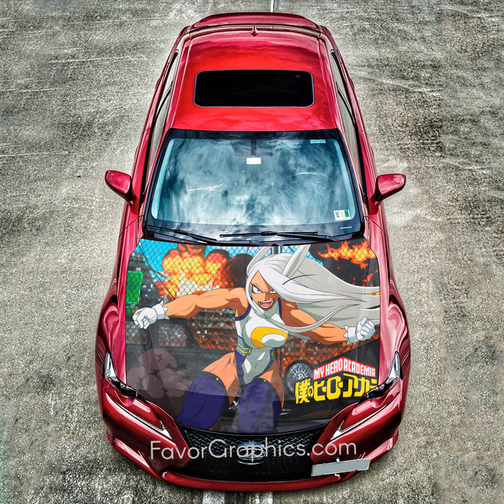 Mirko My Hero Academia Itasha Car Vinyl Hood Wrap