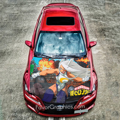 Mirko My Hero Academia Itasha Car Vinyl Hood Wrap Decal Sticker