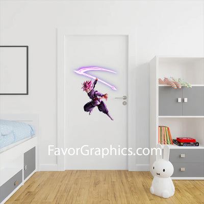 Black Goku Home Room Wall Vinyl Decal Sticker Mural Poster